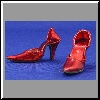 Easy to Wear AM Shoes Metallic Red